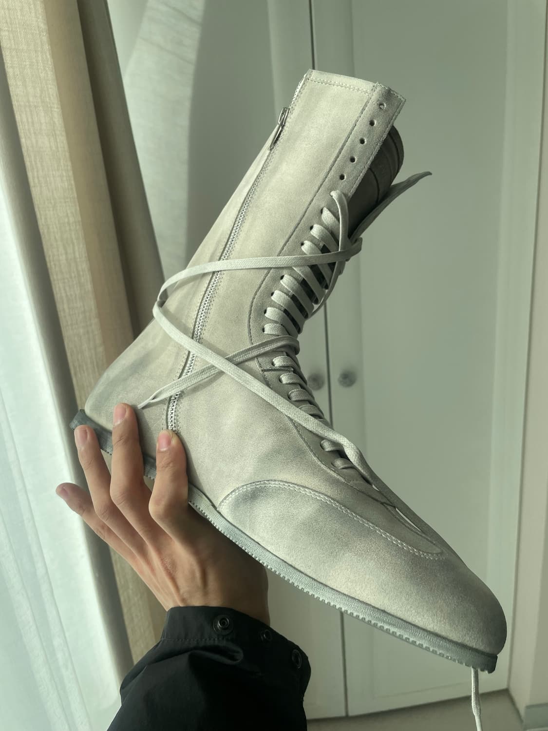 앤드뮐미스터 복싱부츠 43.5 초크색 새상품 상품이미지1