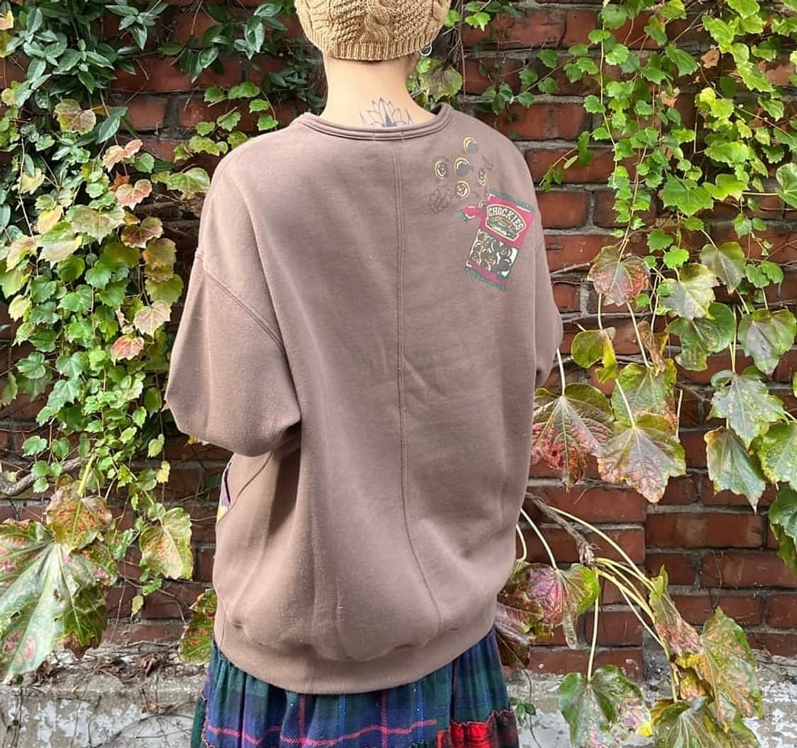 패치 자수 포인트 맨투맨 상품이미지9