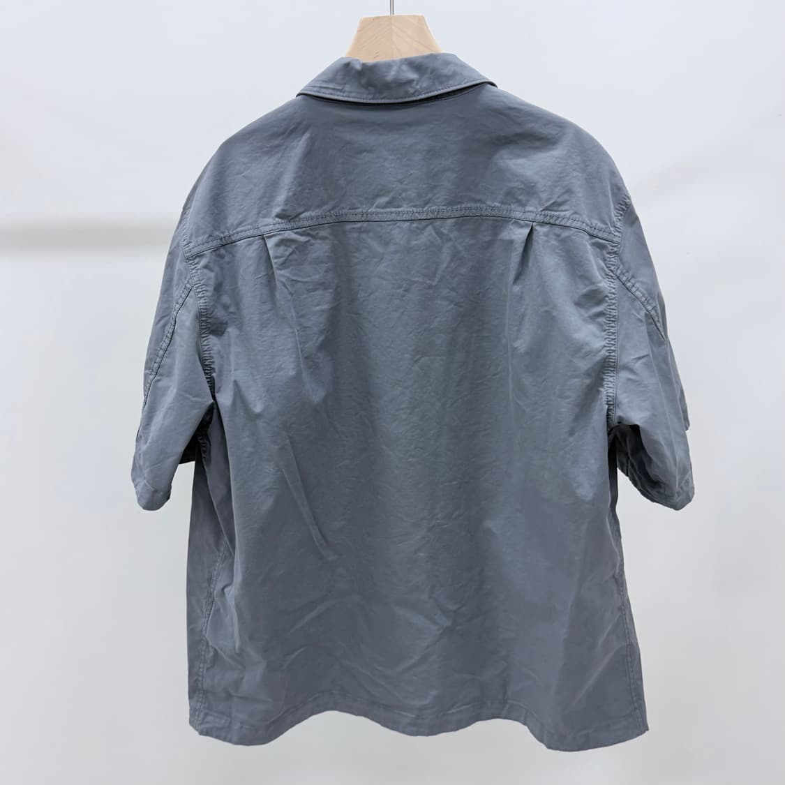 [미사용/2XL] 스톤아일랜드 수피마 코튼 트윌 반팔 오버셔츠 상품이미지5