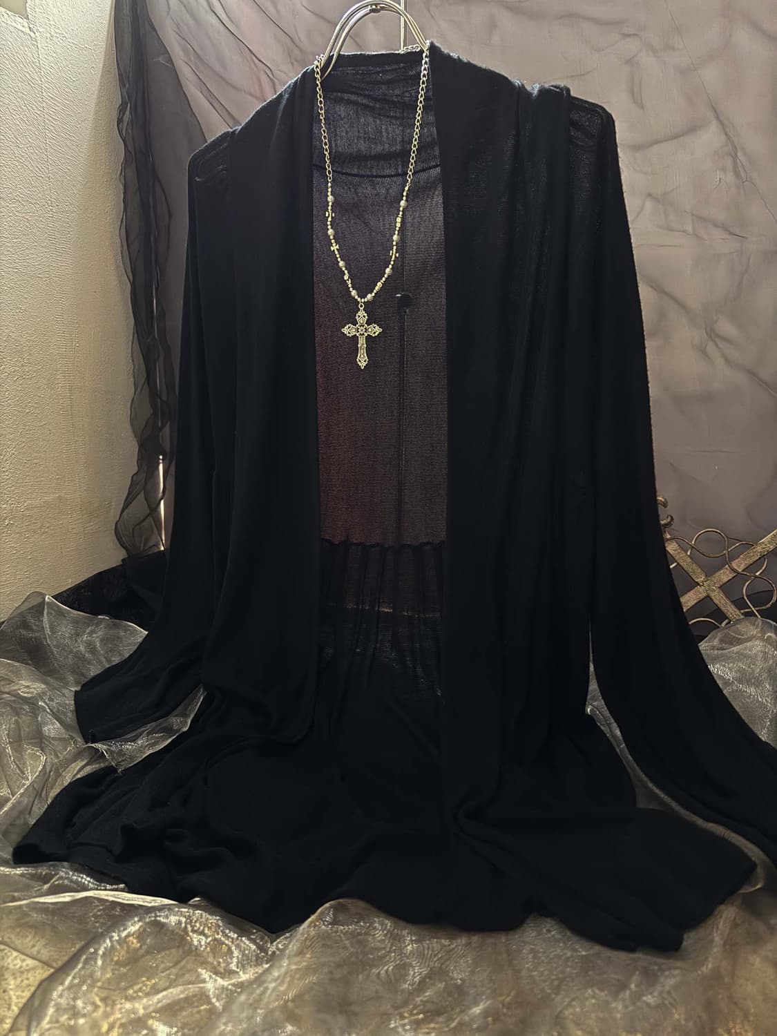 Shawl Collar Open Cardigan 0165 상품이미지1