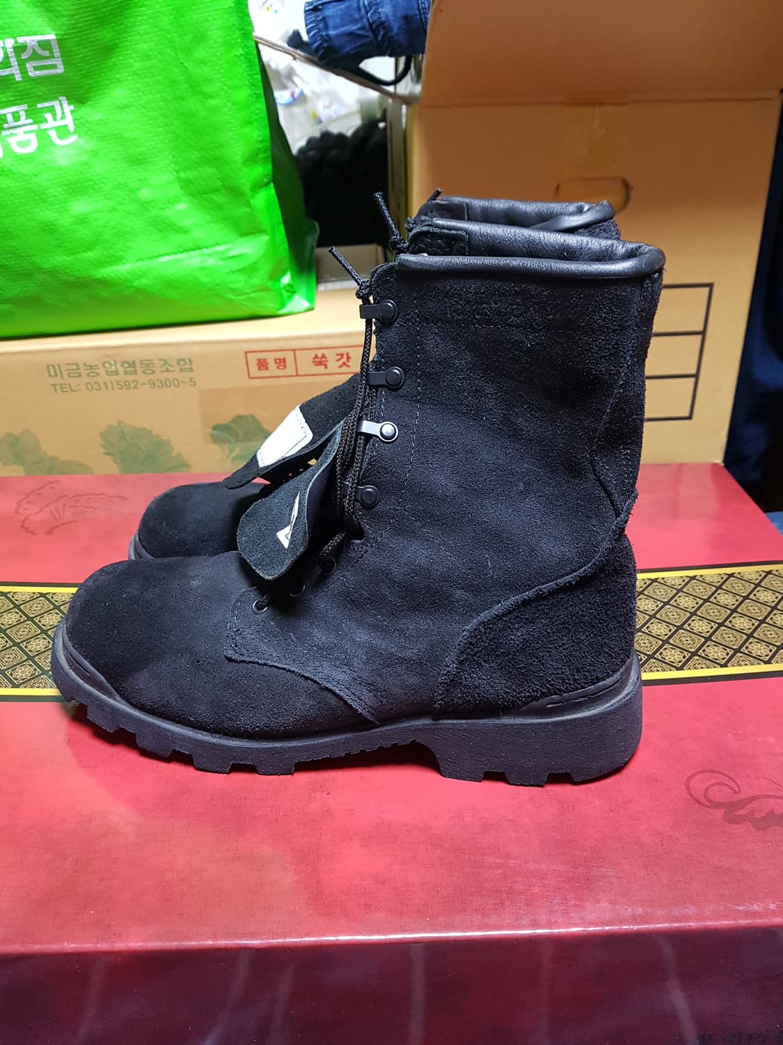 해병대 세무 워커 접착화 전투화 군화 260M 판매 상품이미지2