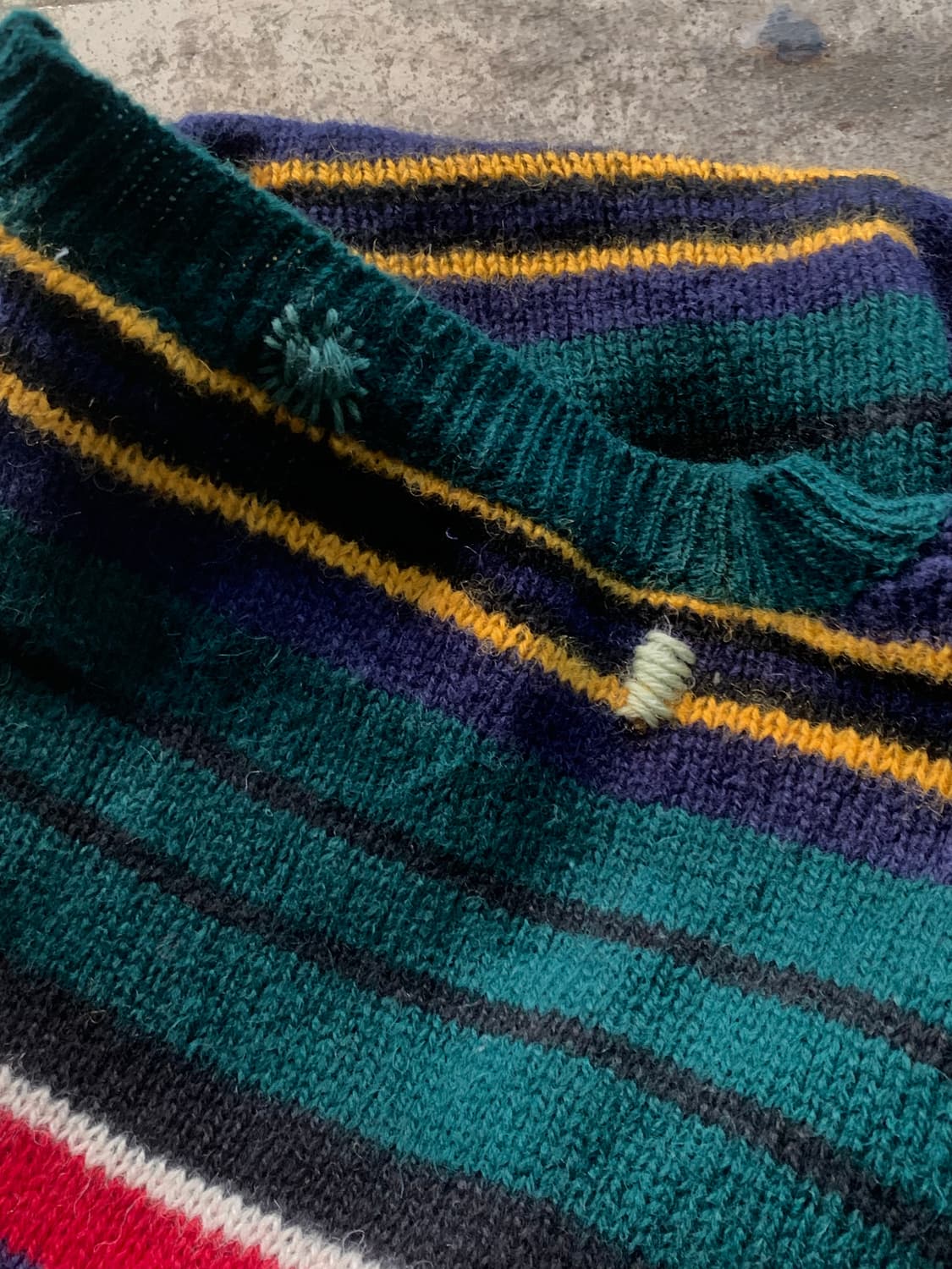 올드 갭 스트라이프 울 스웨터 상품이미지8