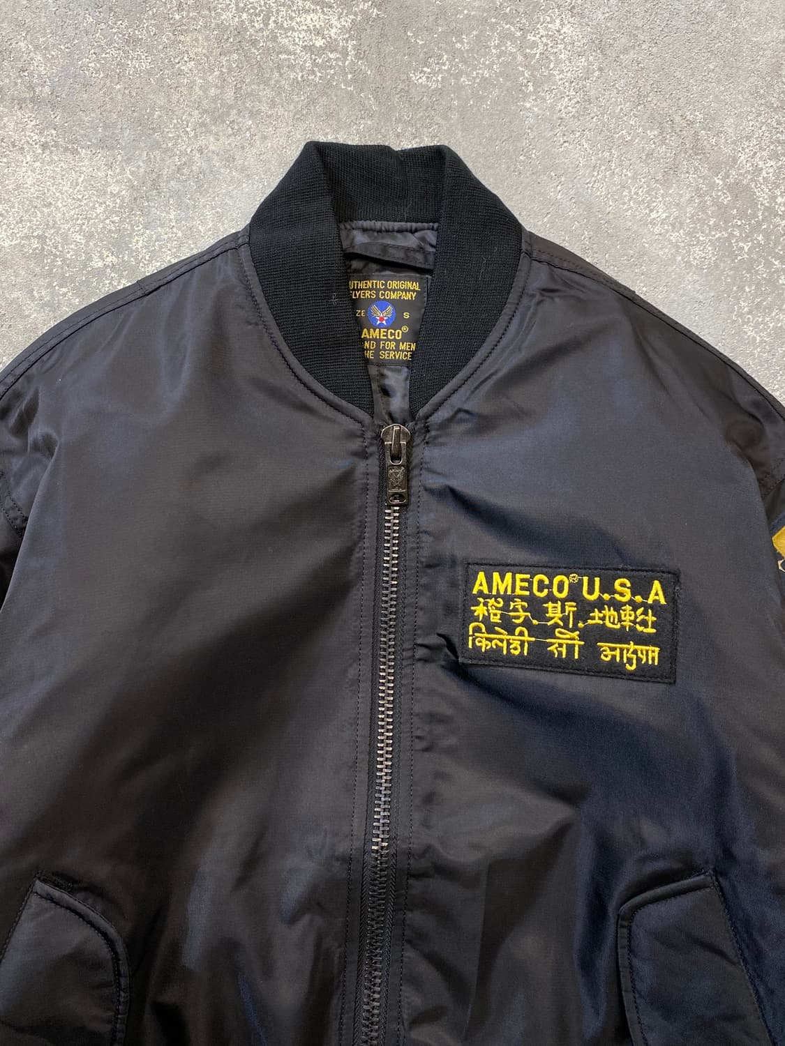 [S] AMECO  아메코 밀리터리 MA-1 플라이트 자켓 상품이미지2