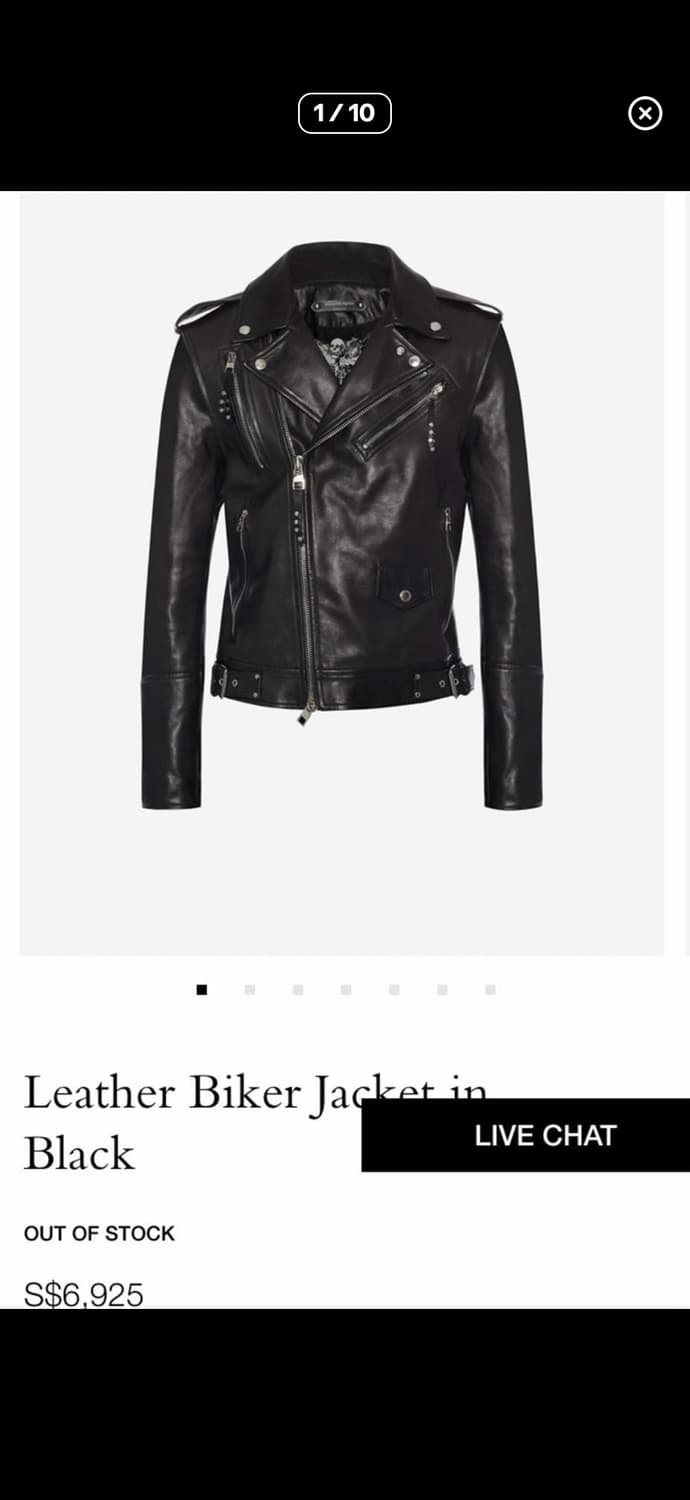 알렉산더 맥퀸 레더 자켓 50 상품이미지3