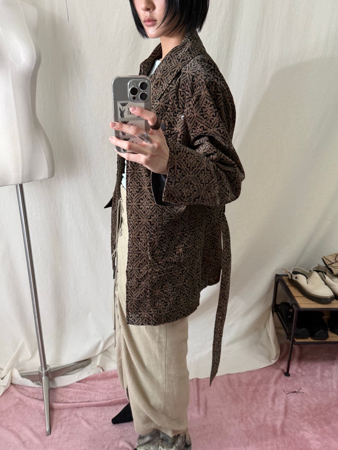 +Rico Hiroko Bis 코듀로이 패턴 자켓 상품이미지3