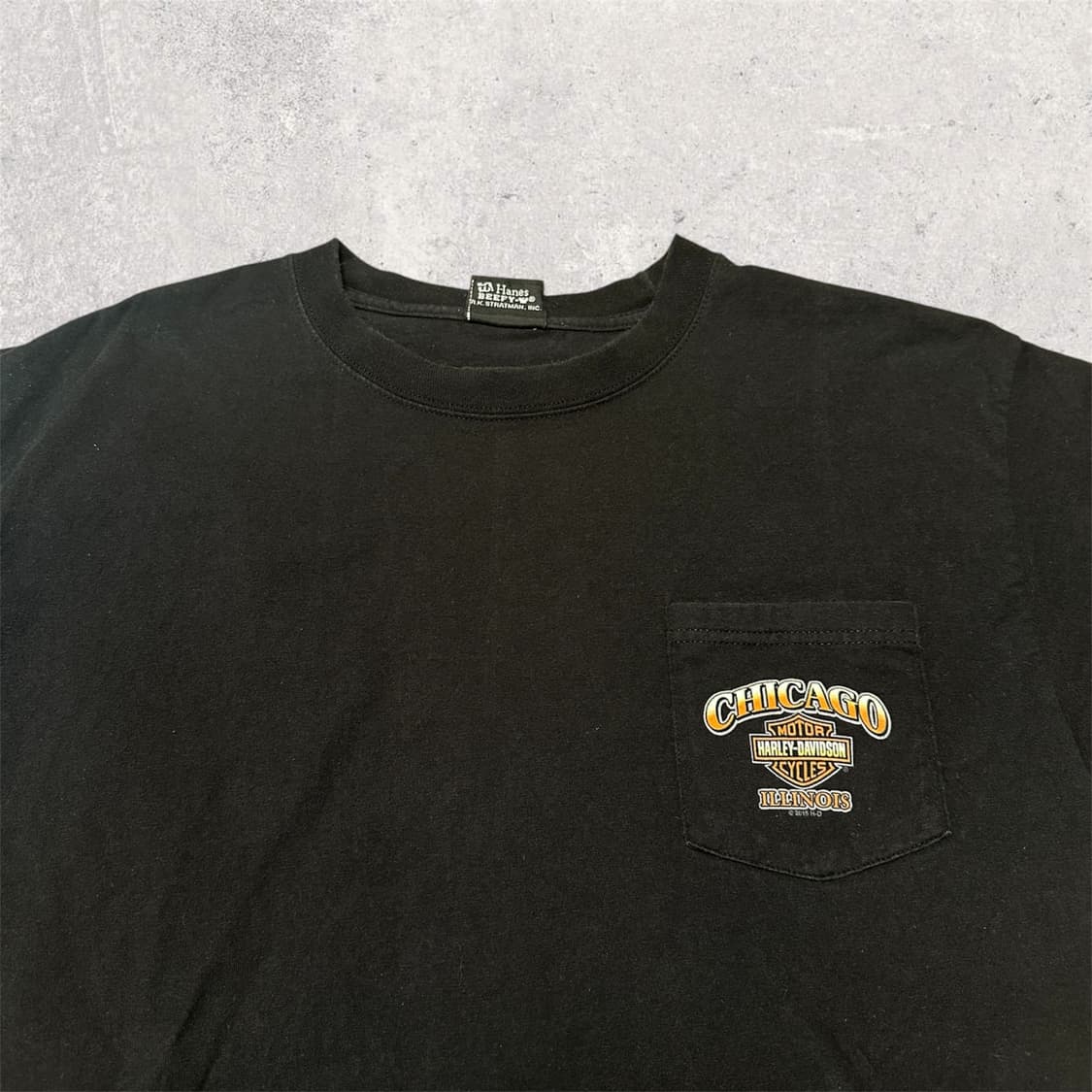 ⭐️2+1이벤트⭐️ USA 할리 데이비슨 X 헤인즈 튜블라 포켓 반팔 L 상품이미지3