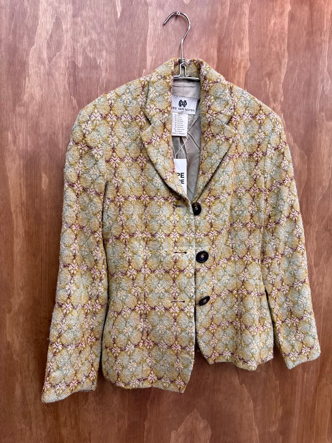 Dries Van Noten 드리스반노튼 울 자카드 자켓 상품이미지4