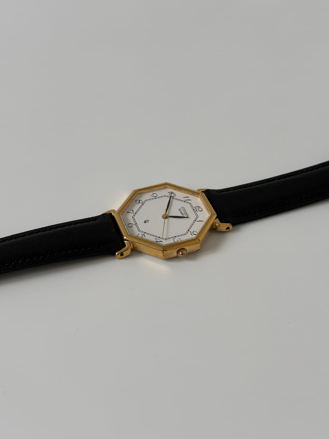 1980s CQ Gold Octagon Case Quartz  상품이미지5