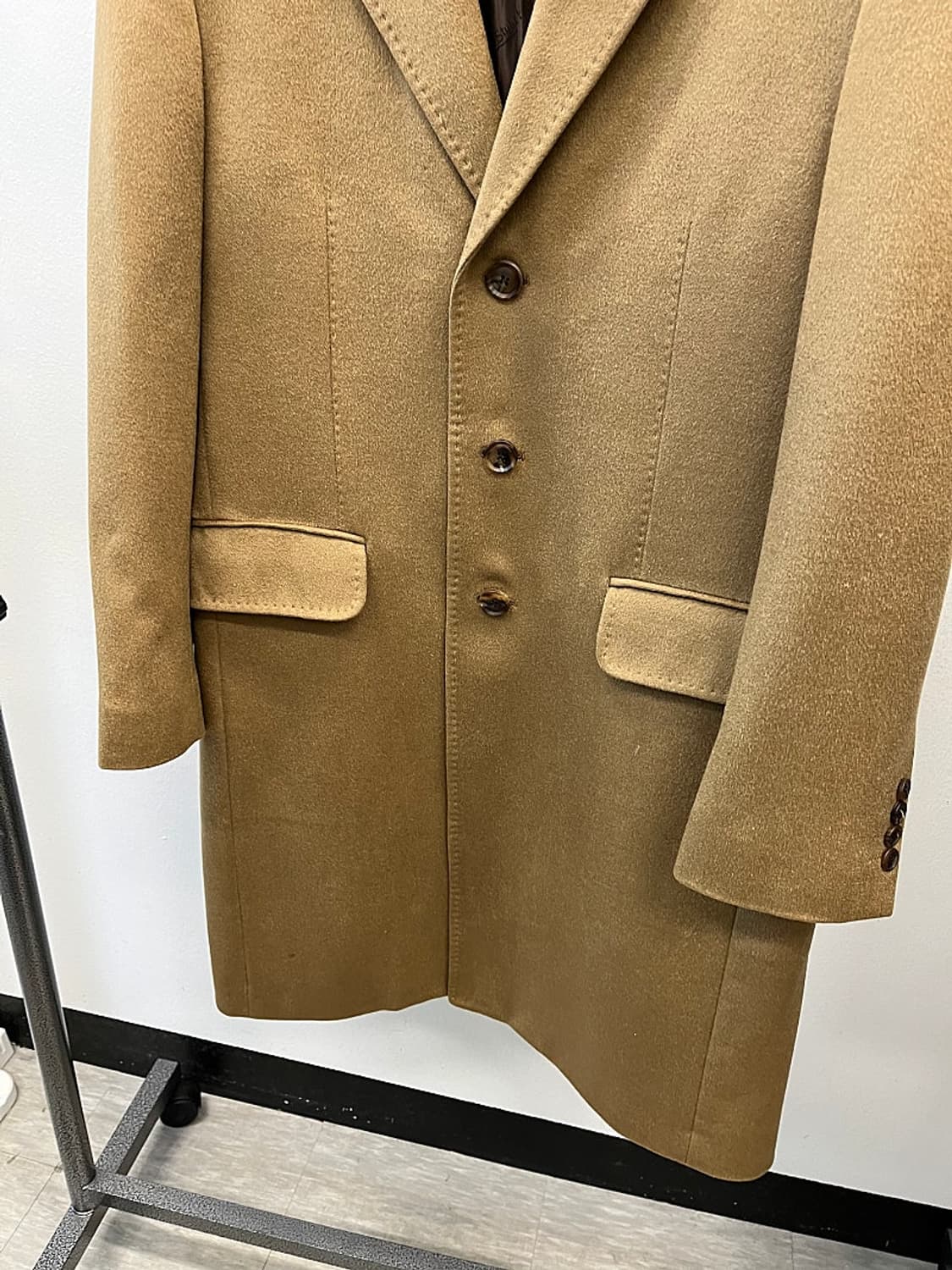 95) 폴스튜어트 카멜 캐시미어100% 코트  상품이미지3