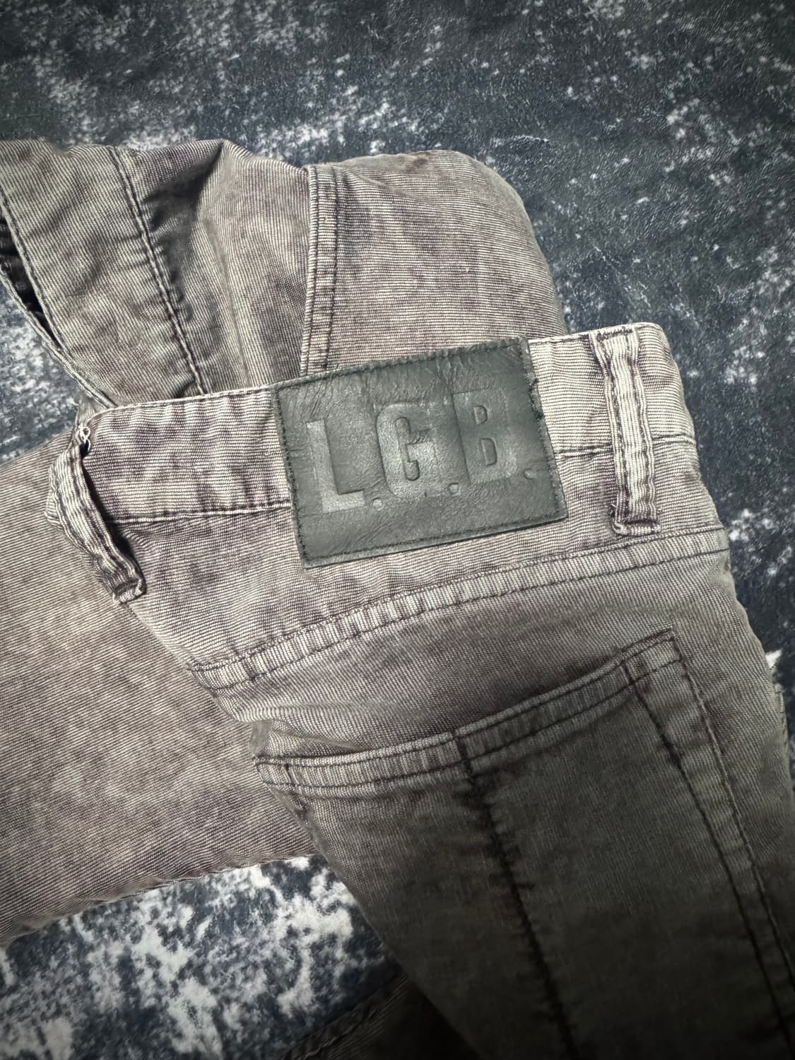 L.G.B Grey Corduroy Skinny Pants 상품이미지5