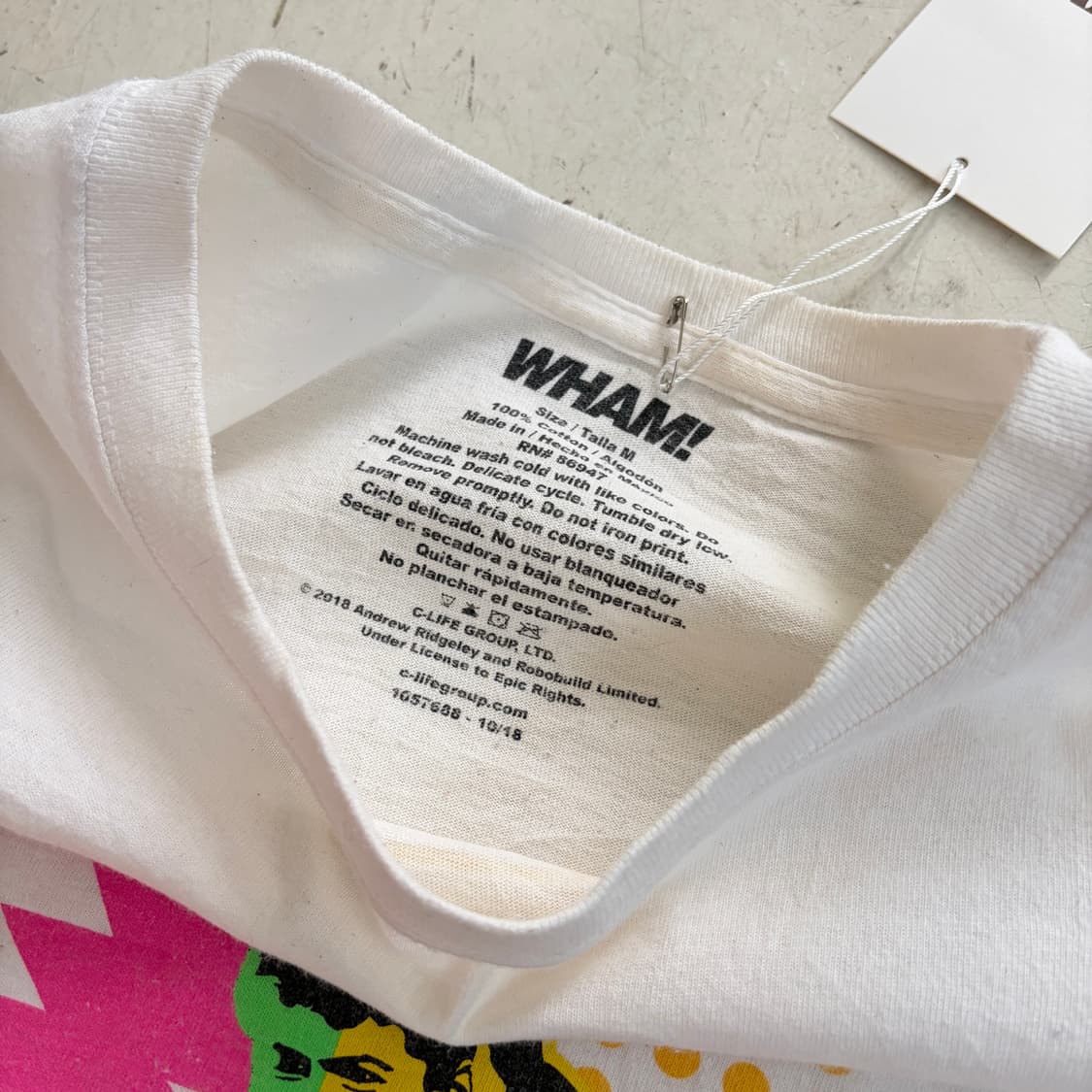 WHAM! 오피셜 빈티지 롱슬리브 M 상품이미지6