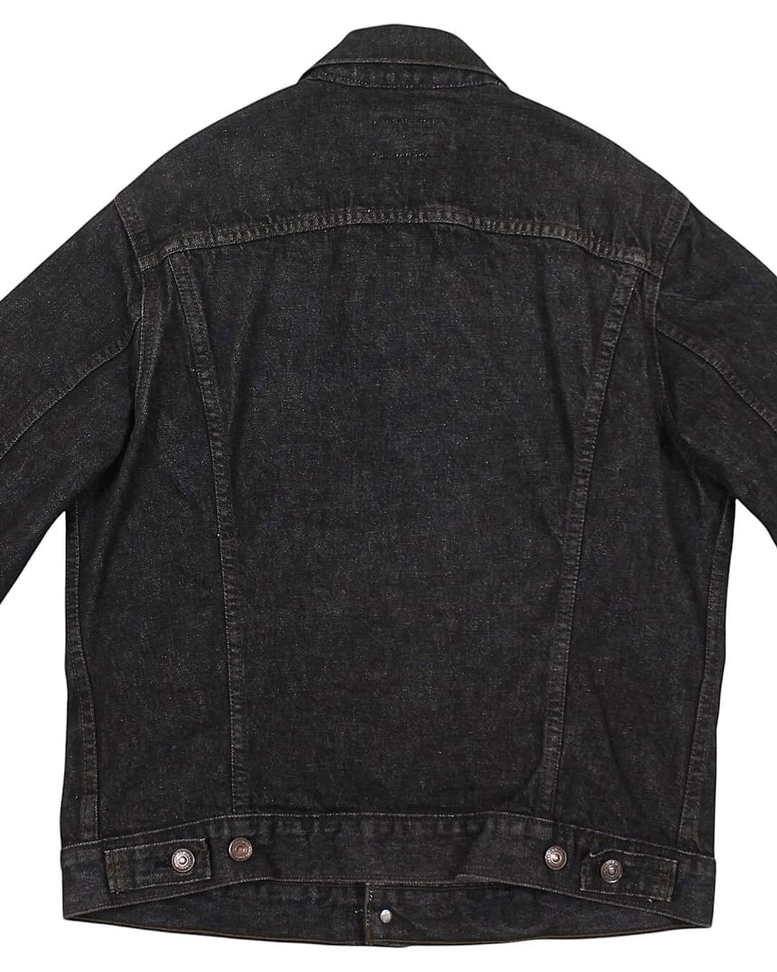 1987 USA 리바이스 70506-0259 선염색 블랙 데님 자켓 상품이미지8