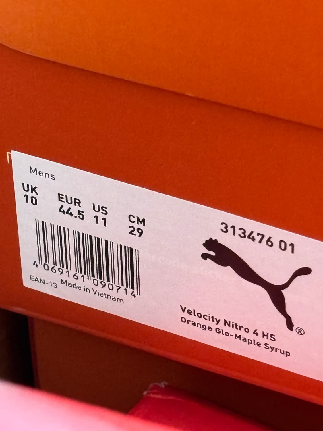 푸마 벨로시티 나이트로4 HS 콜라보 - 290 풀박스 새제품 상품이미지8