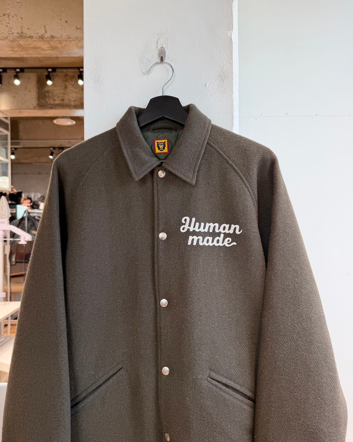 휴먼메이드 올리브 드랩 스타디움 자켓  상품이미지3