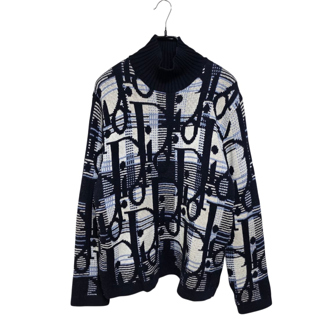 디올 오블리크 타탄체크 하이넥 니트 상품이미지1