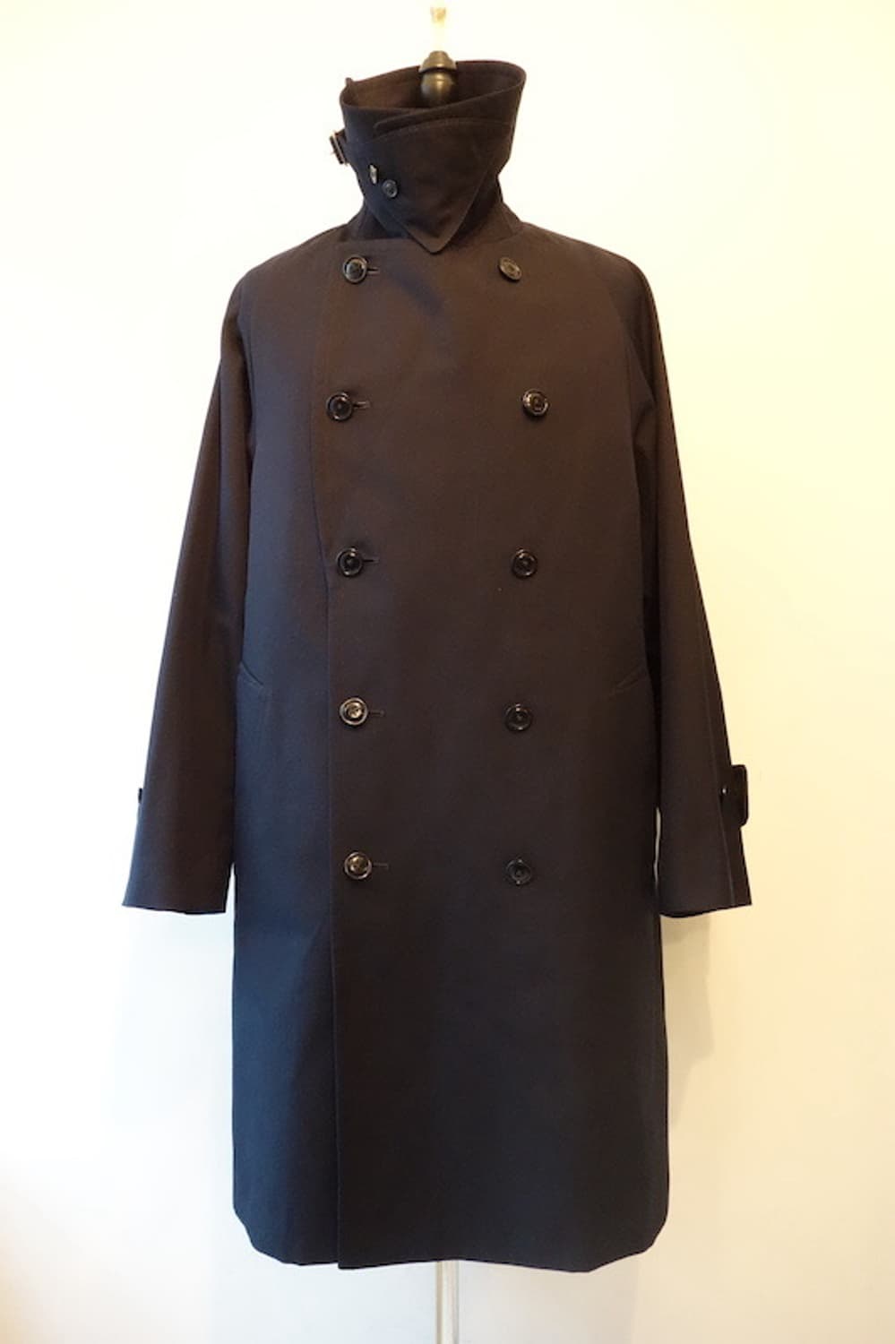 마티앤선즈 maatee&sons 코튼실크 코트 네이비 3 상품이미지6