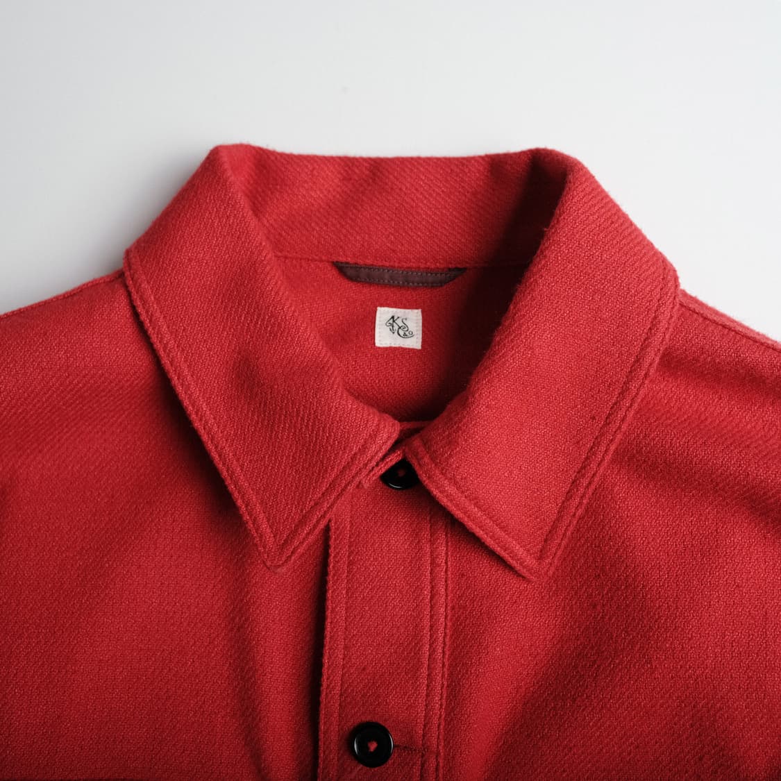 캡틴선샤인 코튼 실크 크루저 자켓 레드 38(103-105)사이즈 상품이미지6