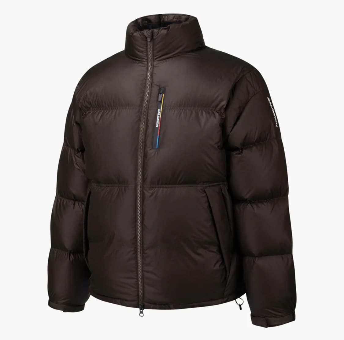 살로몬 컨투어 다운 자켓 패딩 초콜릿 컬러 (S) 상품이미지2