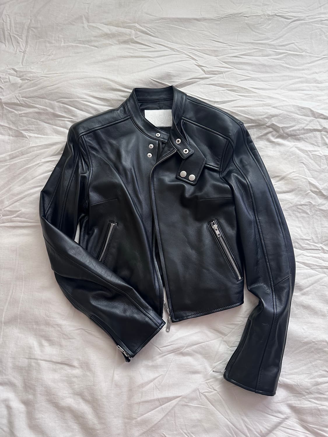 s/e/o 레더자켓 (racer zipped lambskin) 상품이미지6