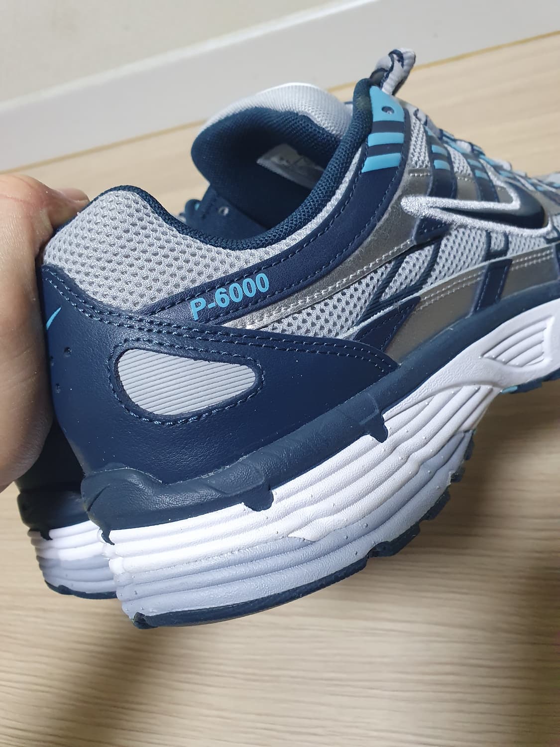 나이키 P-6000 실버/블루 운동화 195 상품이미지6