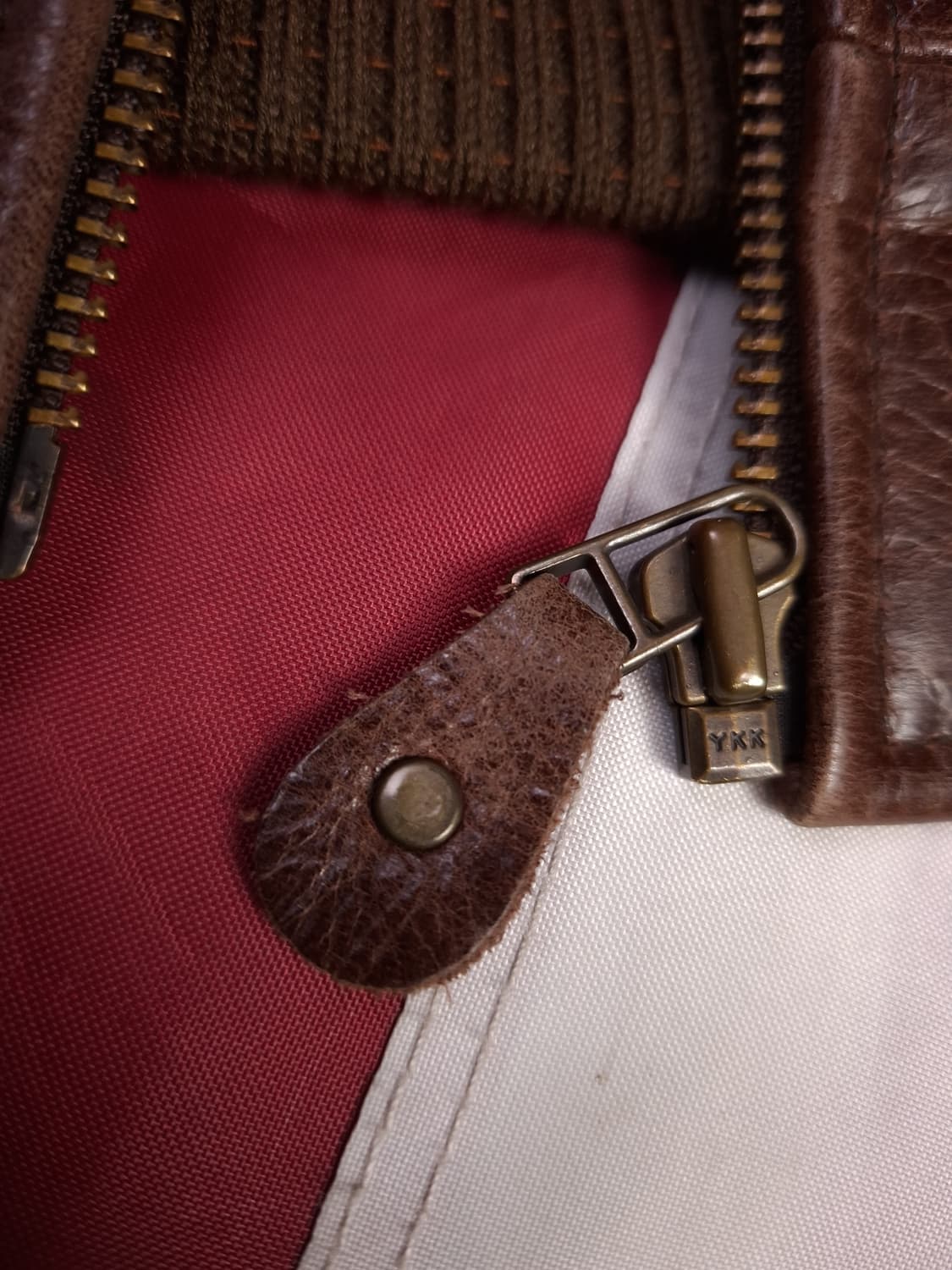 새제품 오리지날 HOPE 리얼레더 G-1 항공자켓 상품이미지5