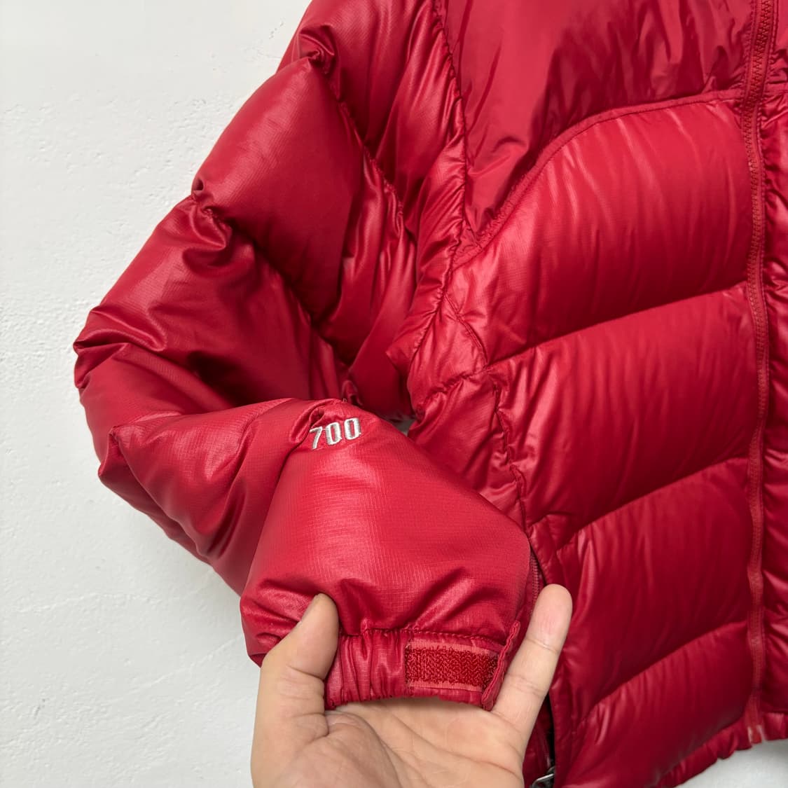 노스페이스 레드 눕시 패딩 상품이미지3