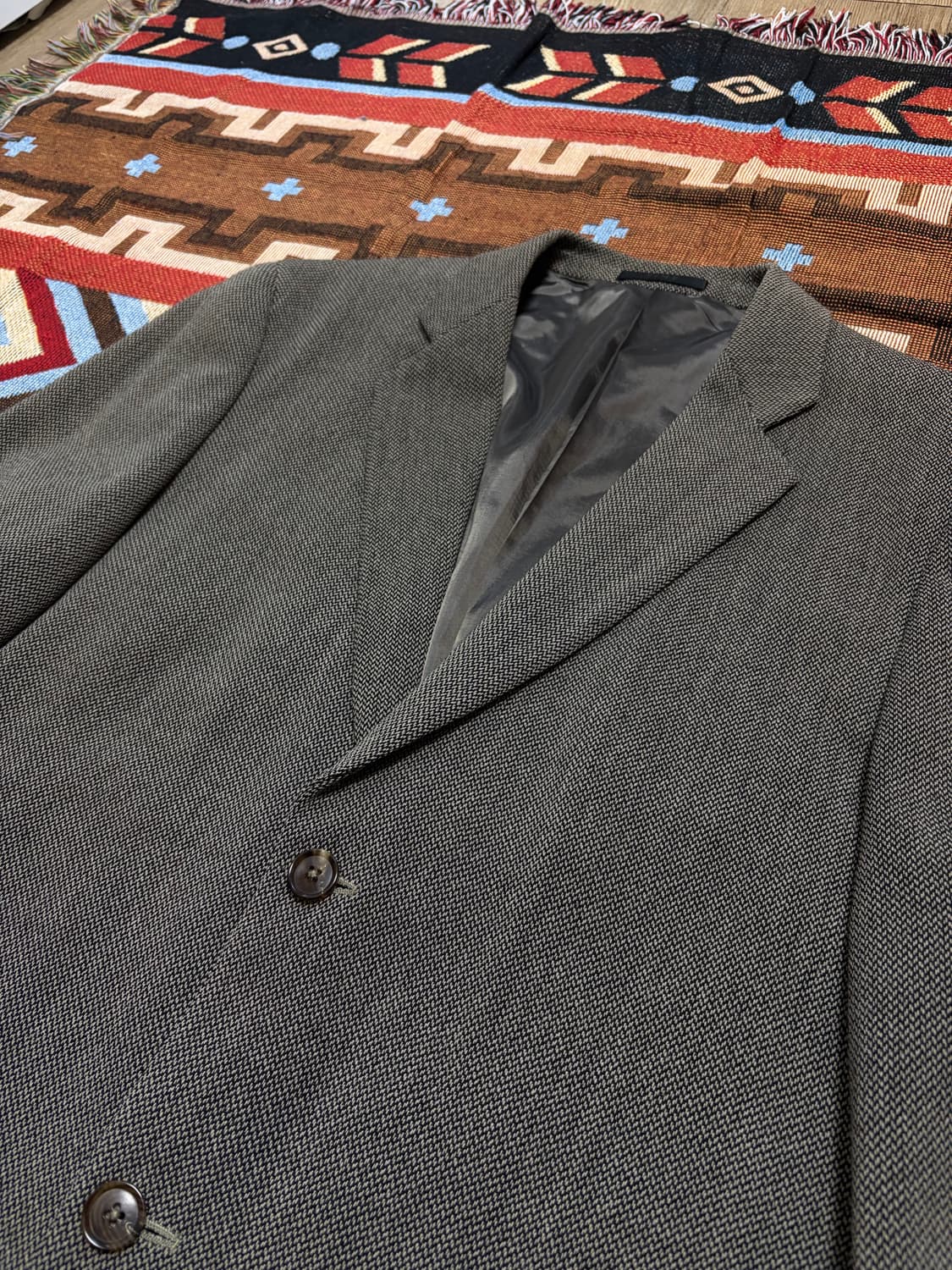 100-105) 타임옴므 울 블레이저 자켓  상품이미지4