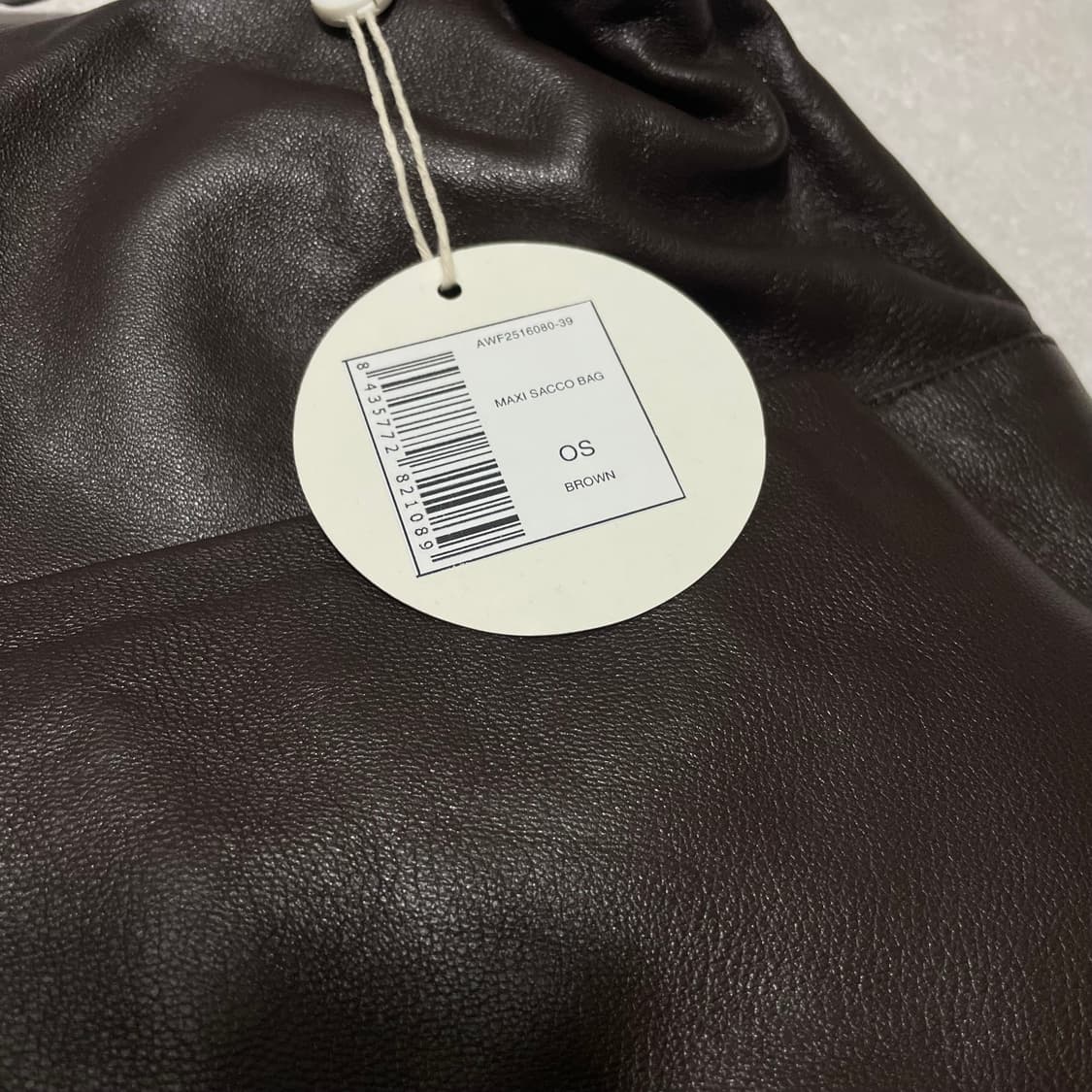 [새상품] 기마구아스 사코백 sacco bag 브라운 상품이미지4