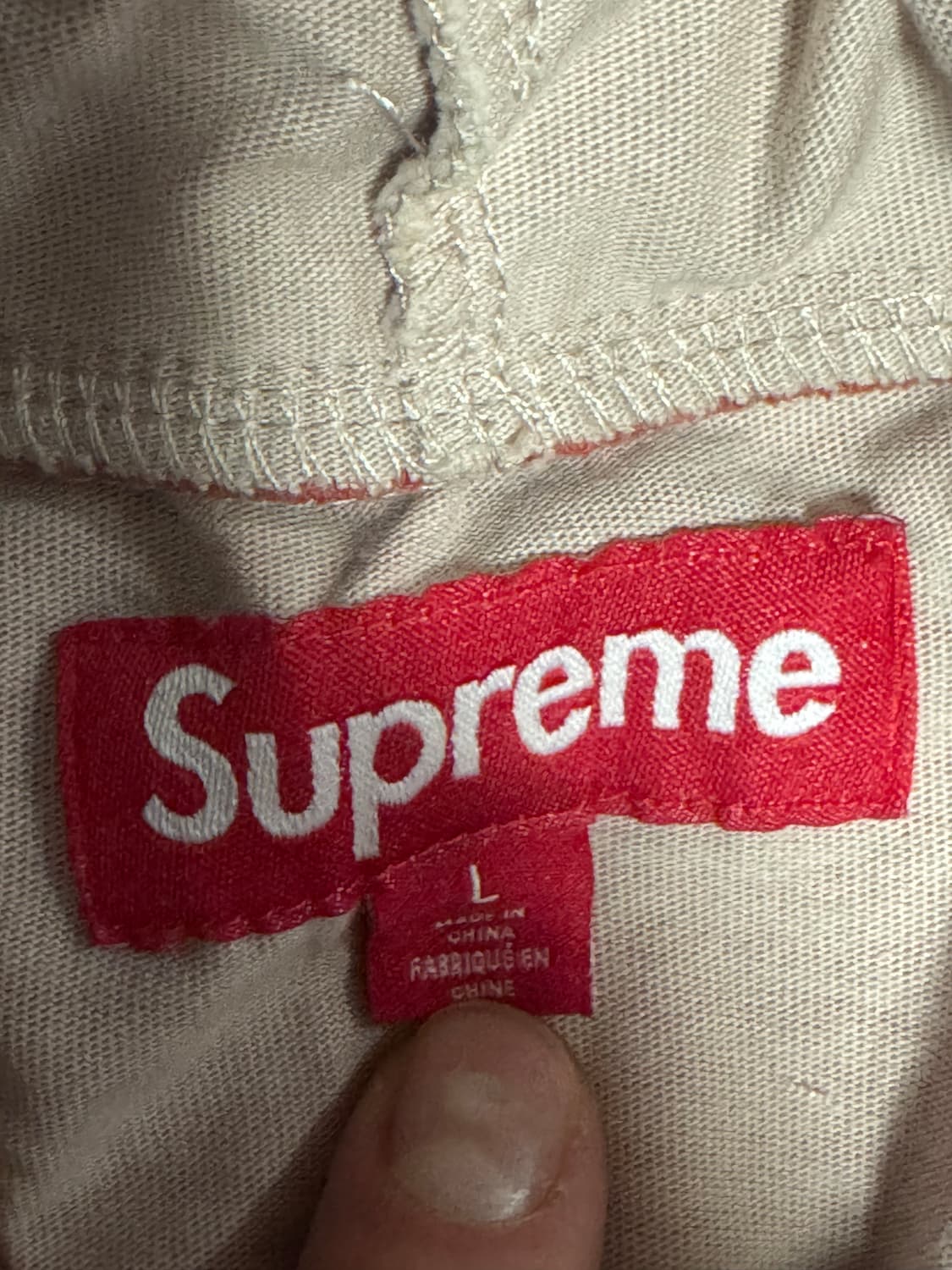 슈프림 레이어드 후드 롱슬리브 탑 탄 - 24SS 상품이미지3