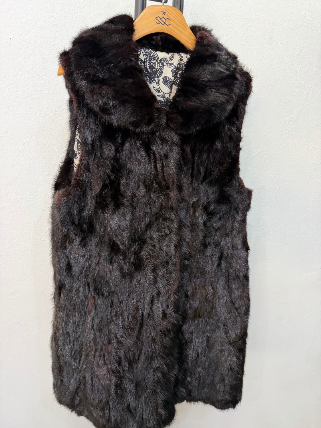 정품) 밍크 모피 베스트 조끼 77 상품이미지2