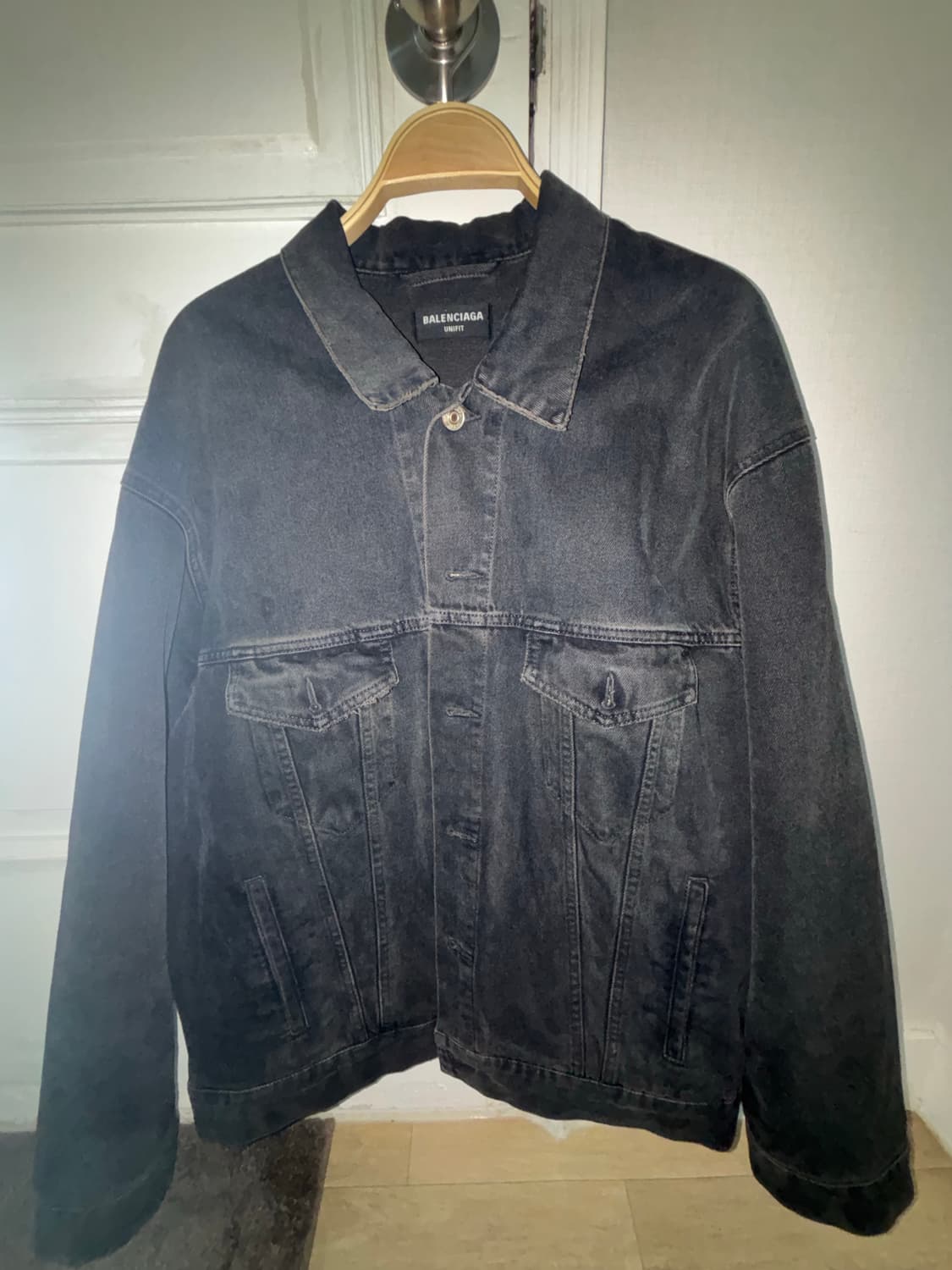 발렌시아가 스프레이 데님 자켓 상품이미지1