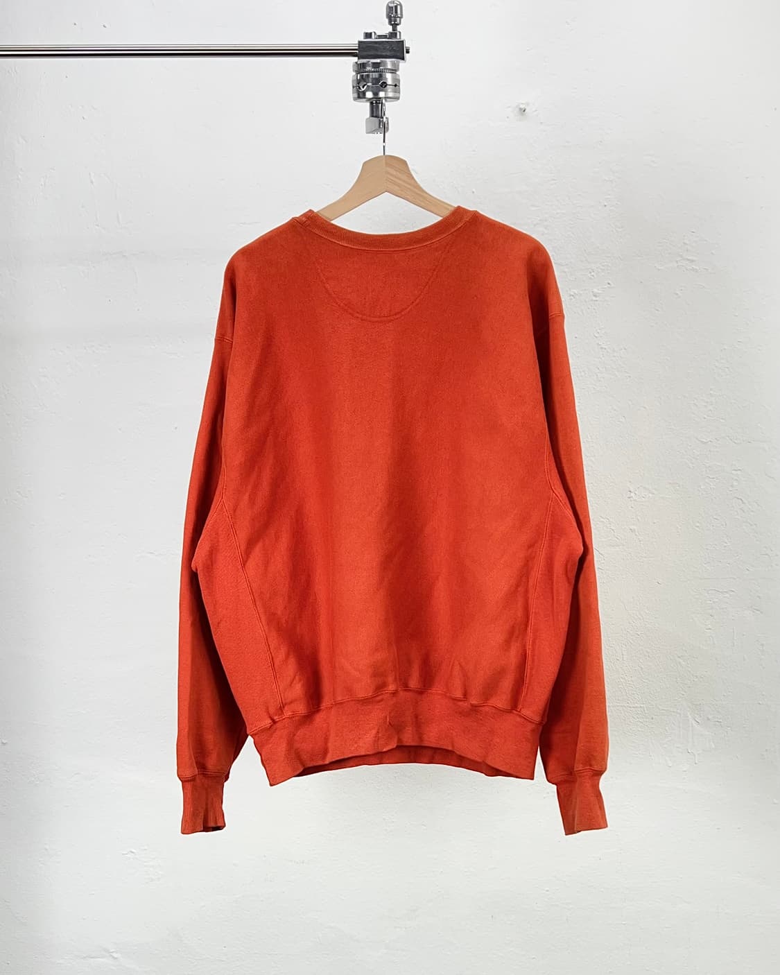 90s 챔피온 오렌지 레드 리버스 위브 스웨트 셔츠 상품이미지6
