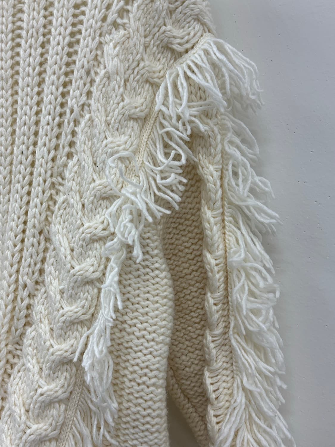 빈티지 아이보리 니트 스웨터 상품이미지6