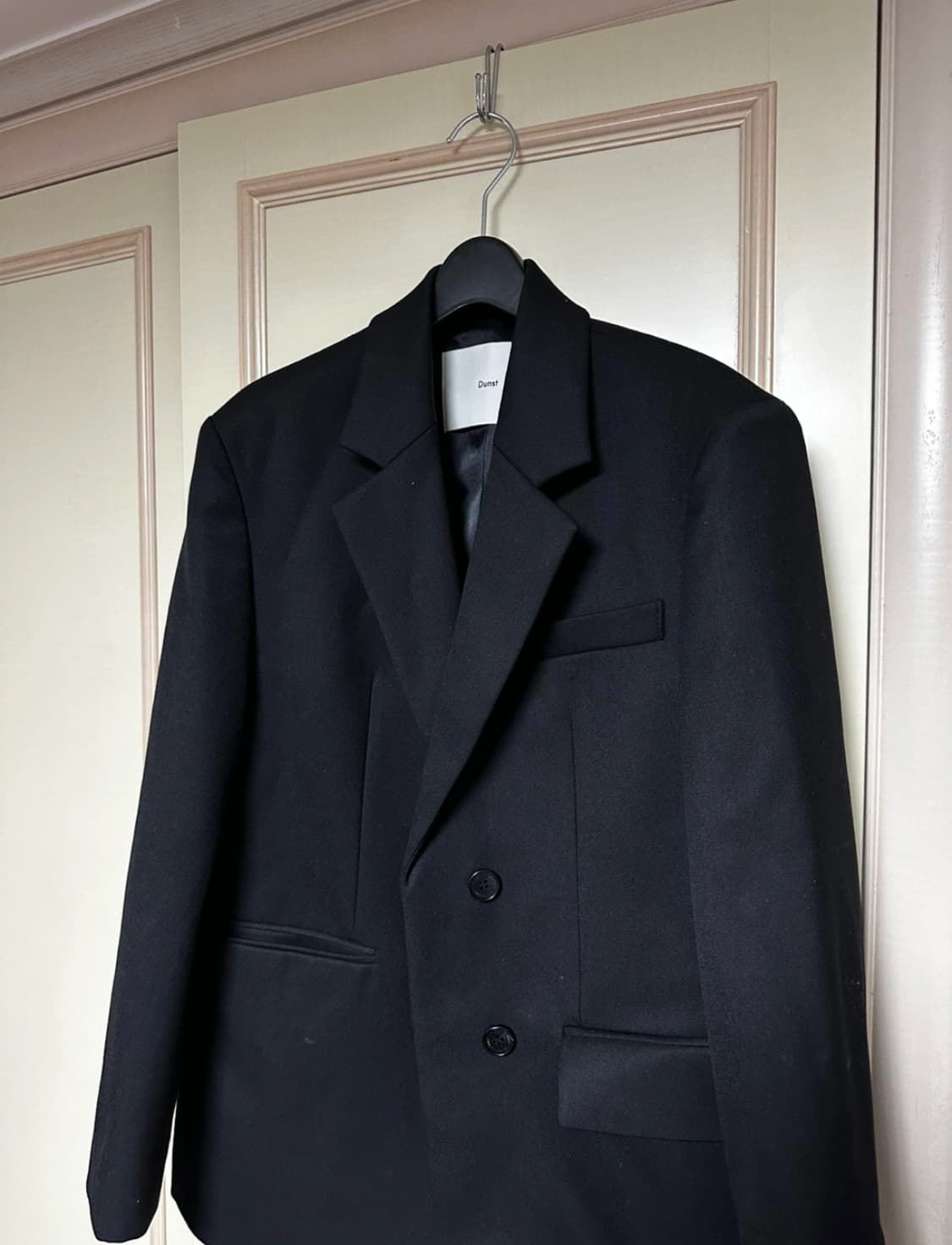 던스트 에센셜 2버튼 블레이저 블랙M 상품이미지3