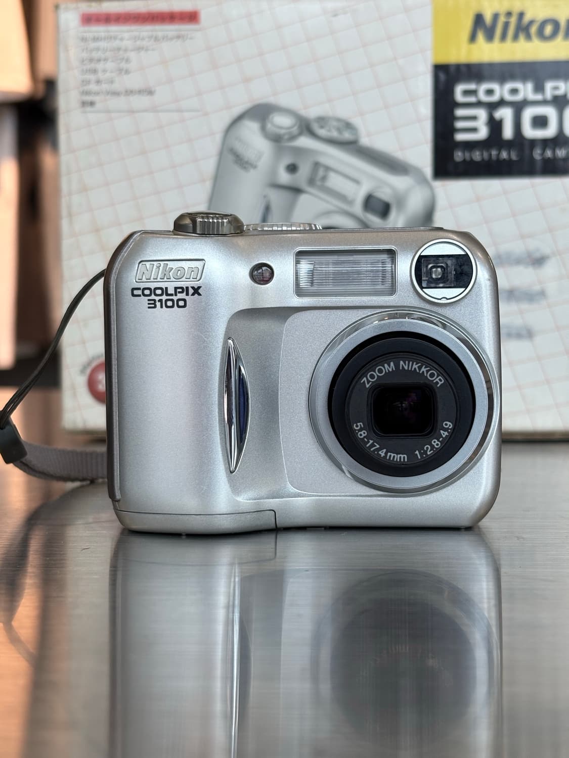 박스O/날짜표시)니콘 쿨픽스 3100 실버 빈티지디카 상품이미지1
