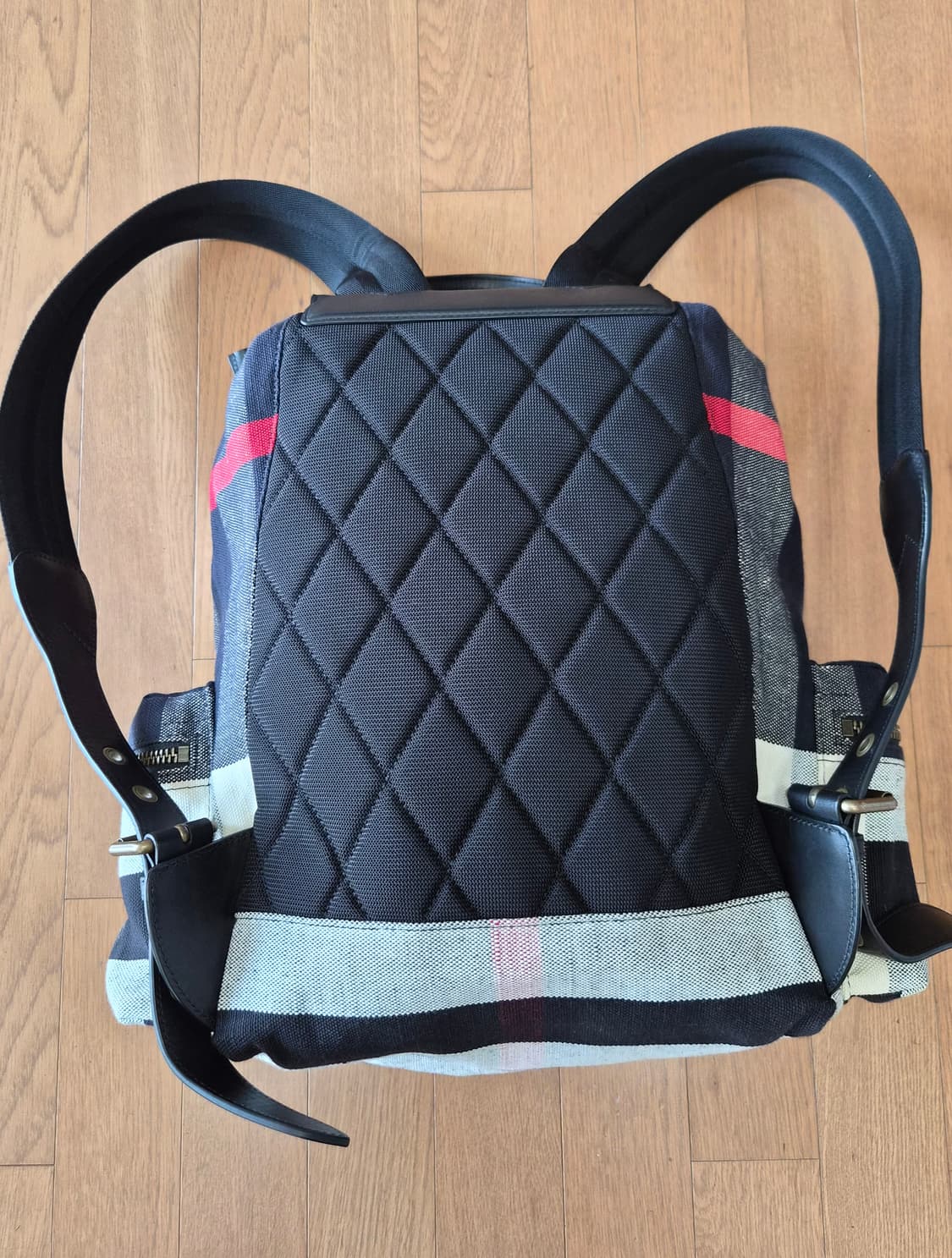 (정품) 버버리 체크 럭색 백팩 (명품 남자 여자 가방) 상품이미지4