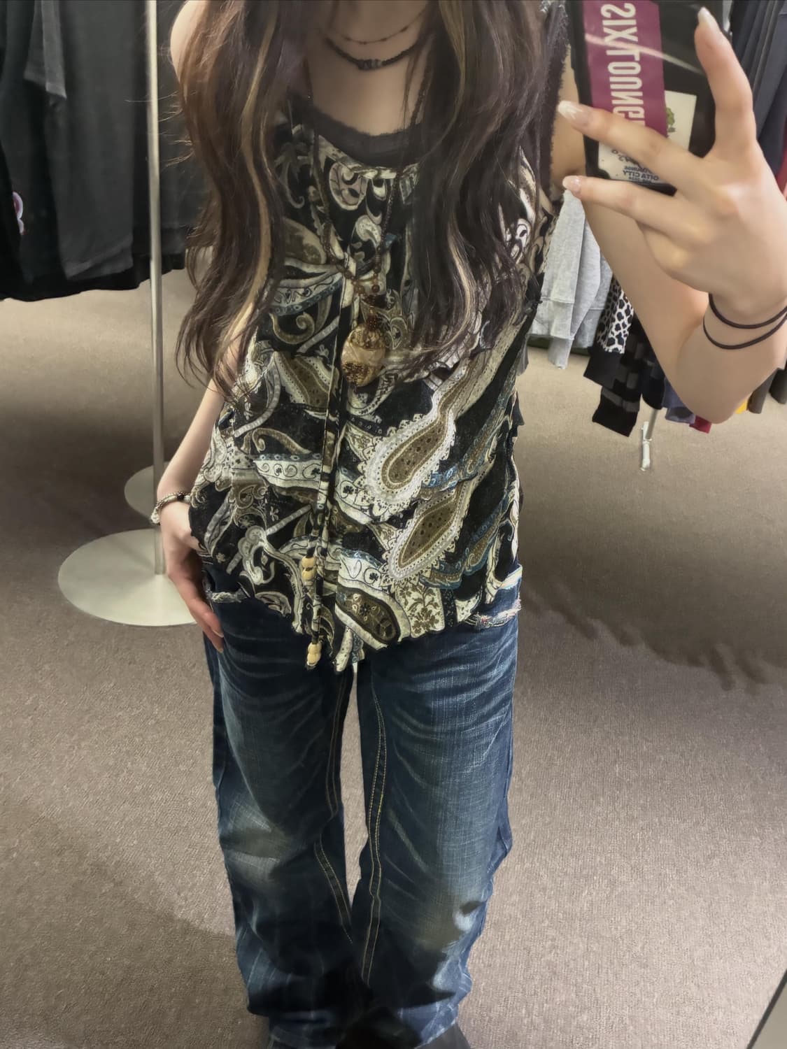 Mystic Grunge Casual 👁️‍🗨️⛓️ 상품이미지2