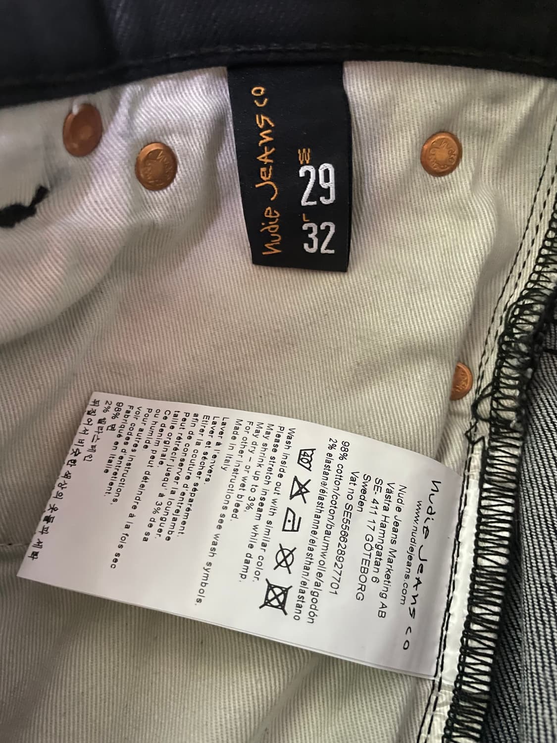 누디진 씬핀 백투블랙 29_32 상품이미지4