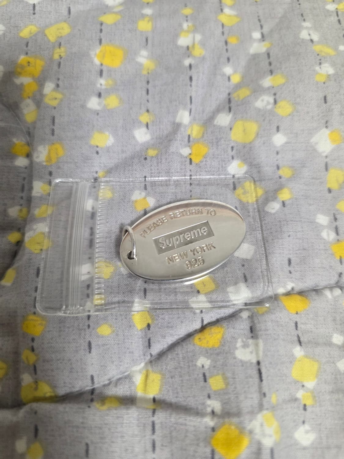 정품 슈프림 티파니앤코 콜라보 키링 태그만 판매 상품이미지1