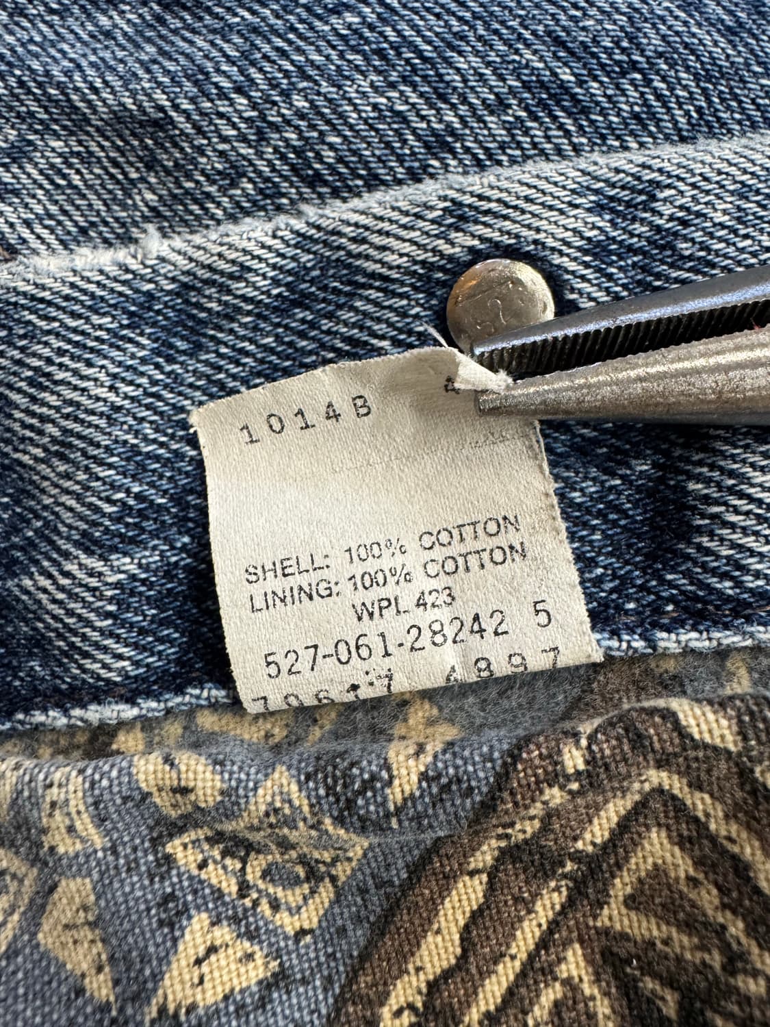 90s 리바이스 플란넬 라이닝 트러커 자켓 상품이미지8