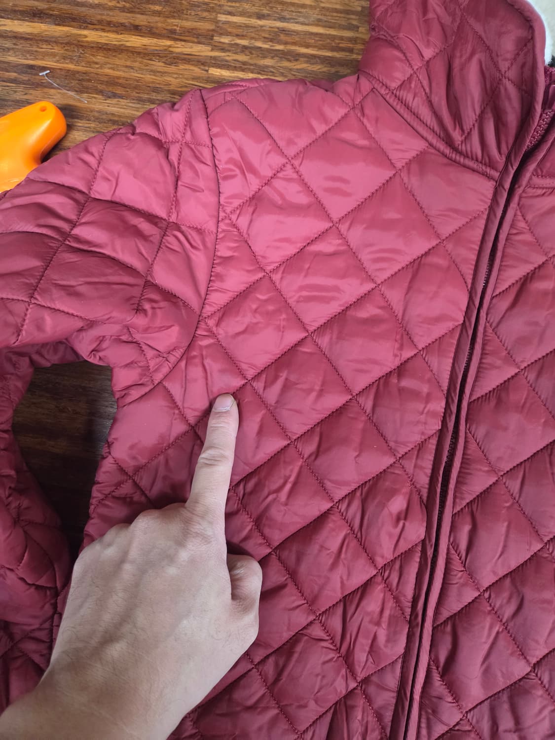 노스페이스 화이트라벨 내피용 다이아몬드 퀄팅 후드자켓 s 상품이미지8