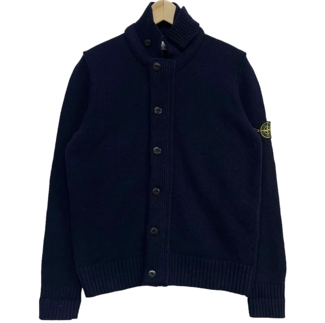 스톤아일랜드 와펜 니트 집업 상품이미지1