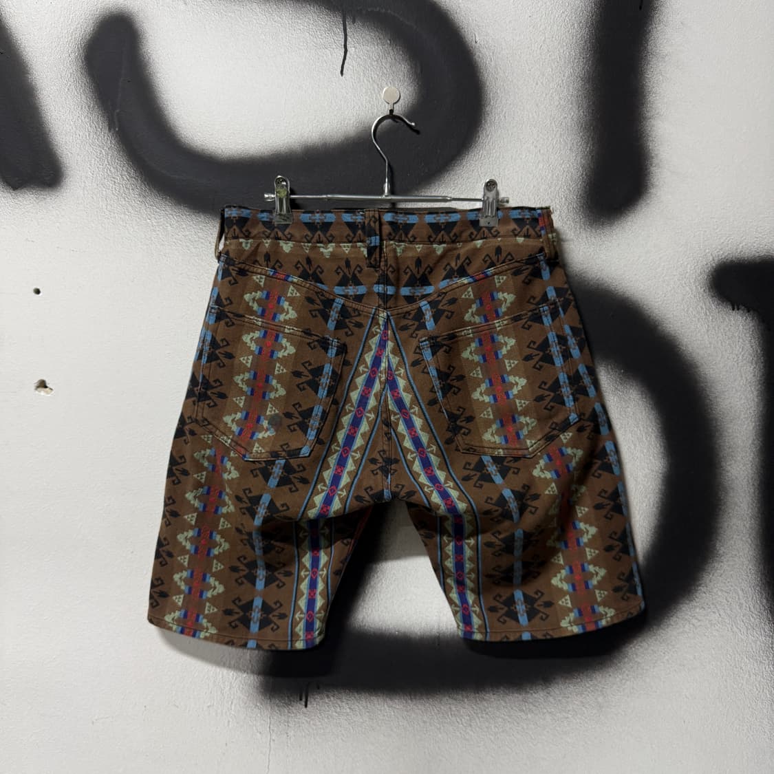 토요엔터프라이즈 슈가케인 에스닉 나바호 풀 패턴 쇼츠 팬츠 상품이미지2