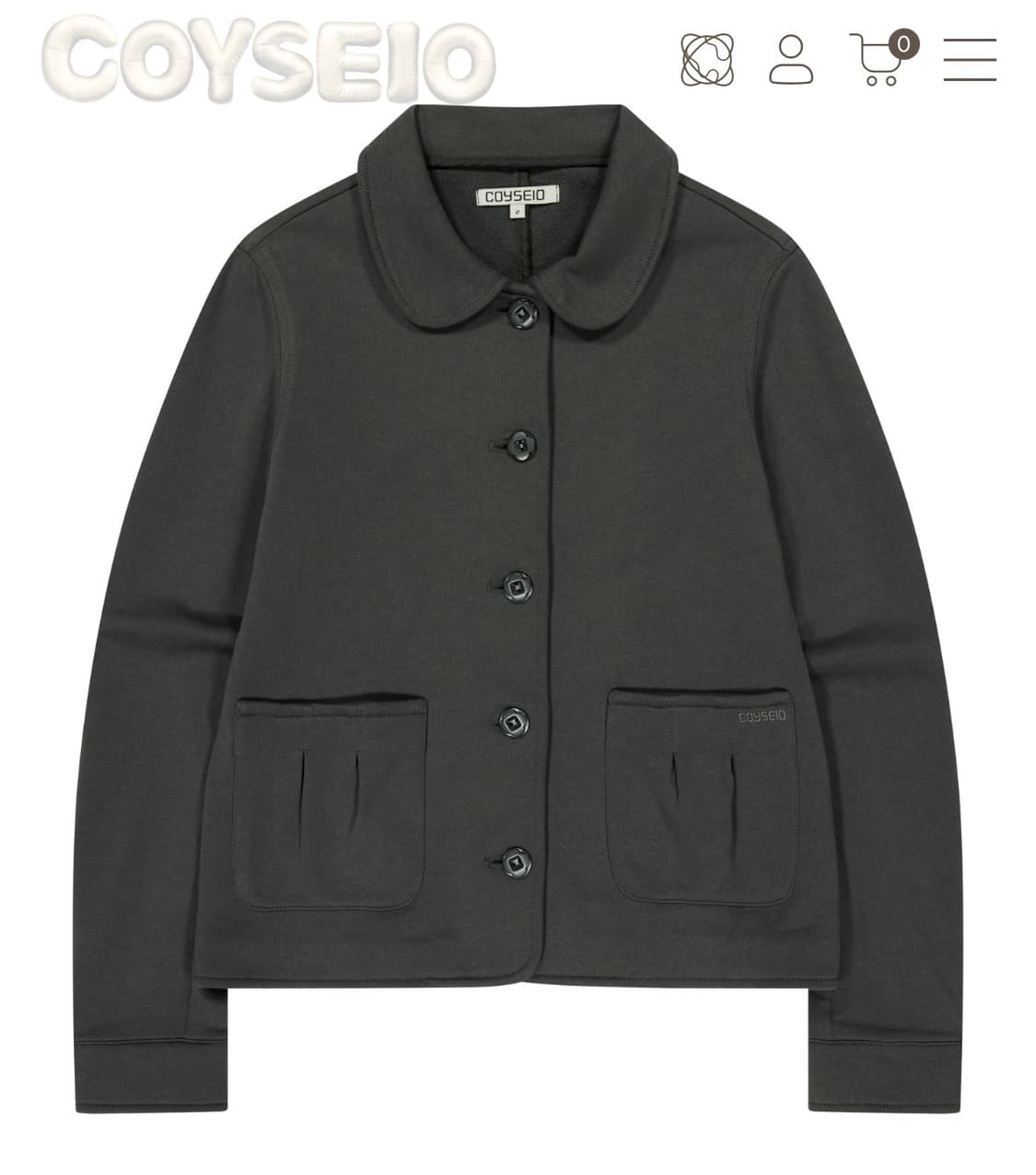 coyseio cozy sweat jacket 새상품 상품이미지1