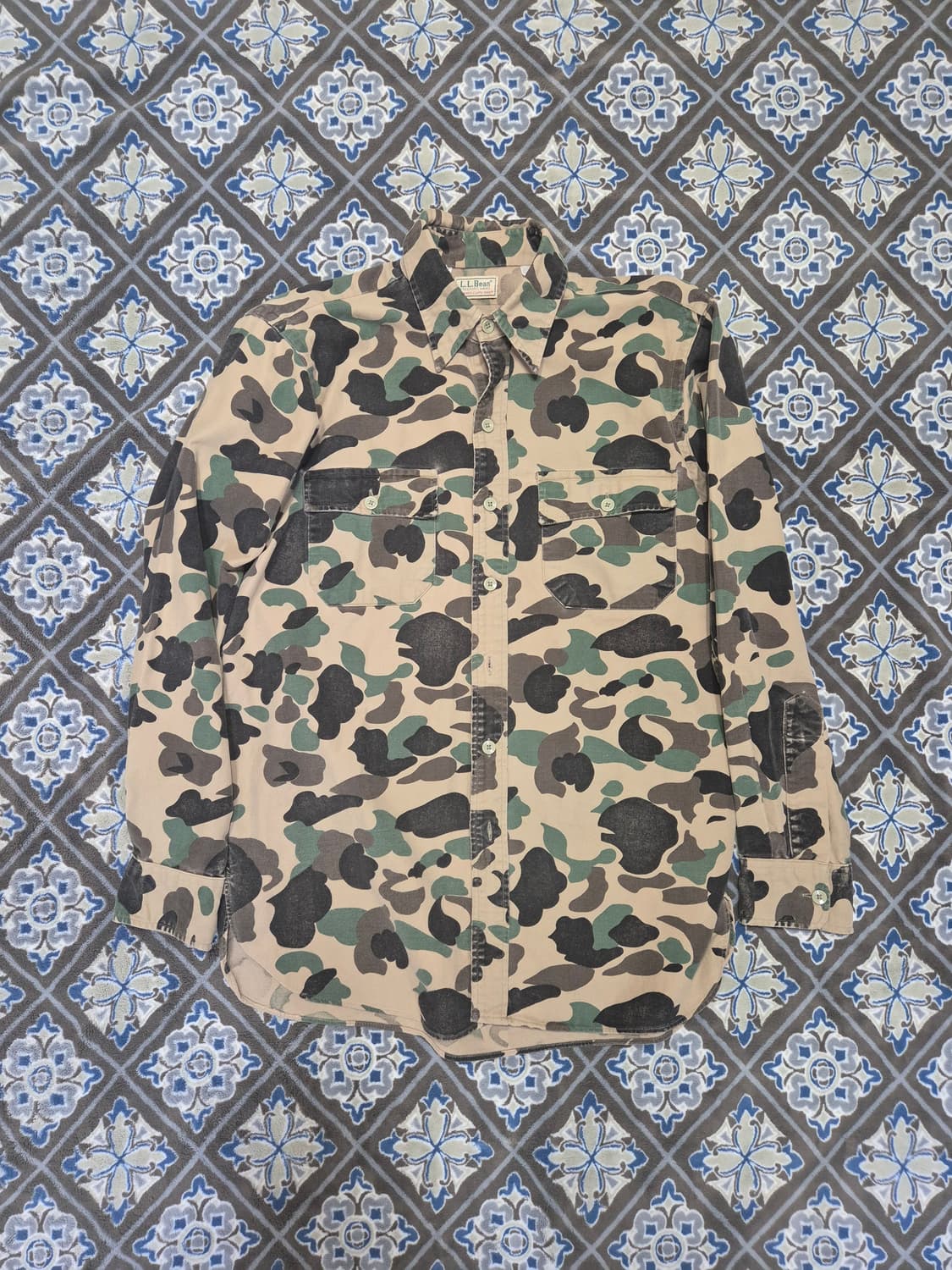 엘엘빈 카모패턴 셔츠 상품이미지1