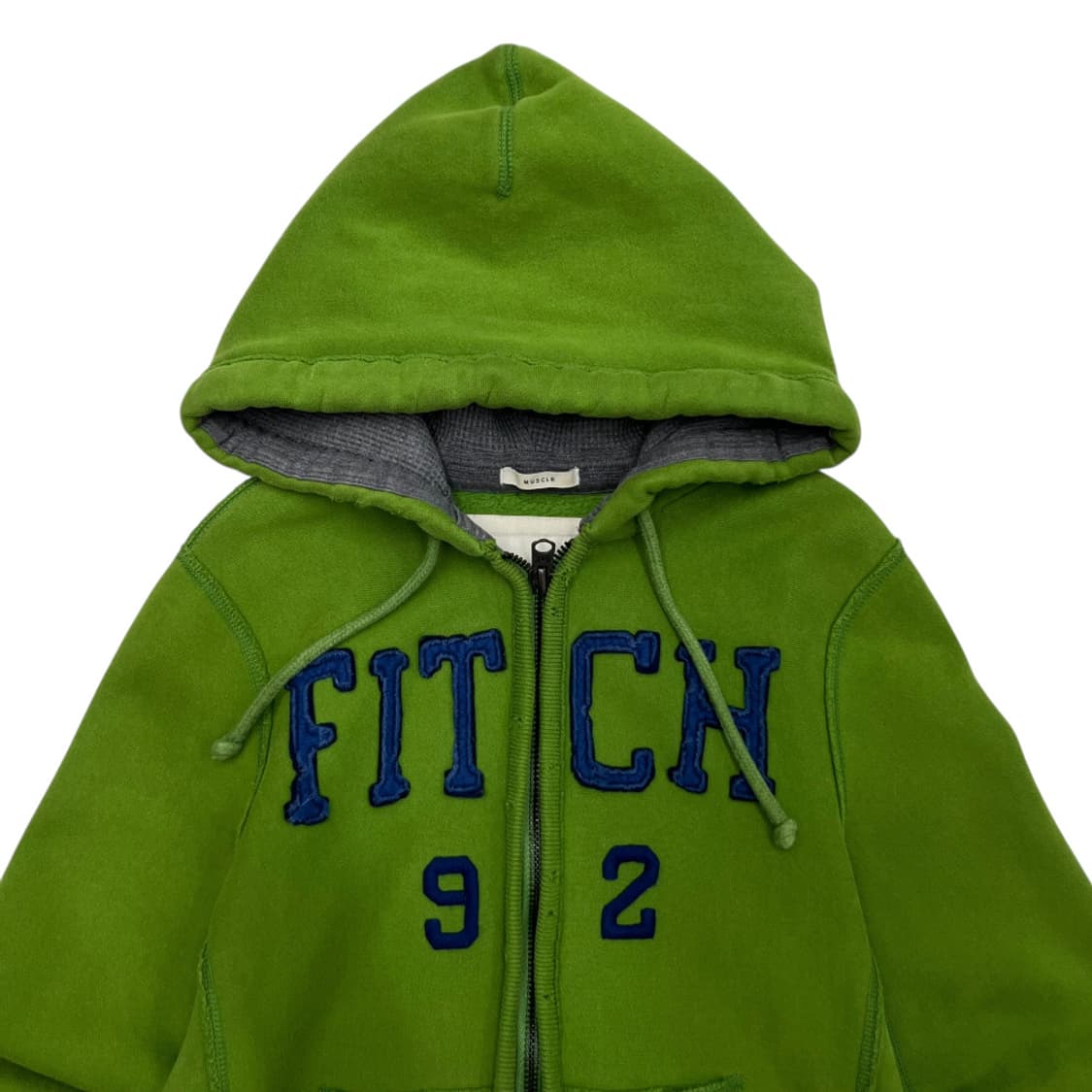 아베크롬비 블루 센터로고 말차맛 후드집업 S 상품이미지4