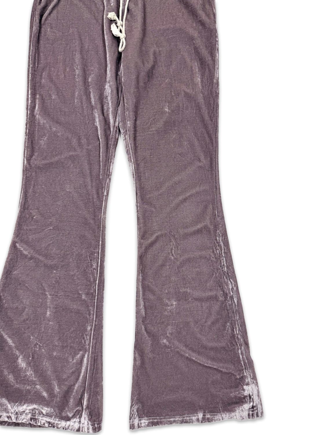 빈티지 핑크 로즈 벨벳 후드집업 부츠컷 셋업 상품이미지7