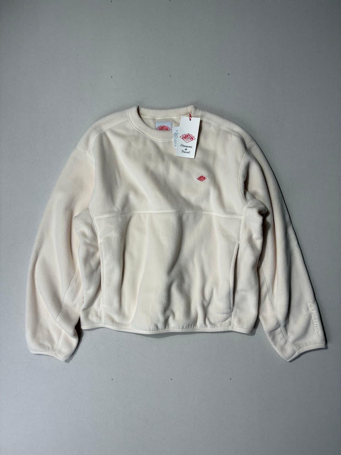 DANTON 단톤 폴라텍 마이크로 시리즈 플리스 풀오버 스웨터 아이보리 상품이미지1