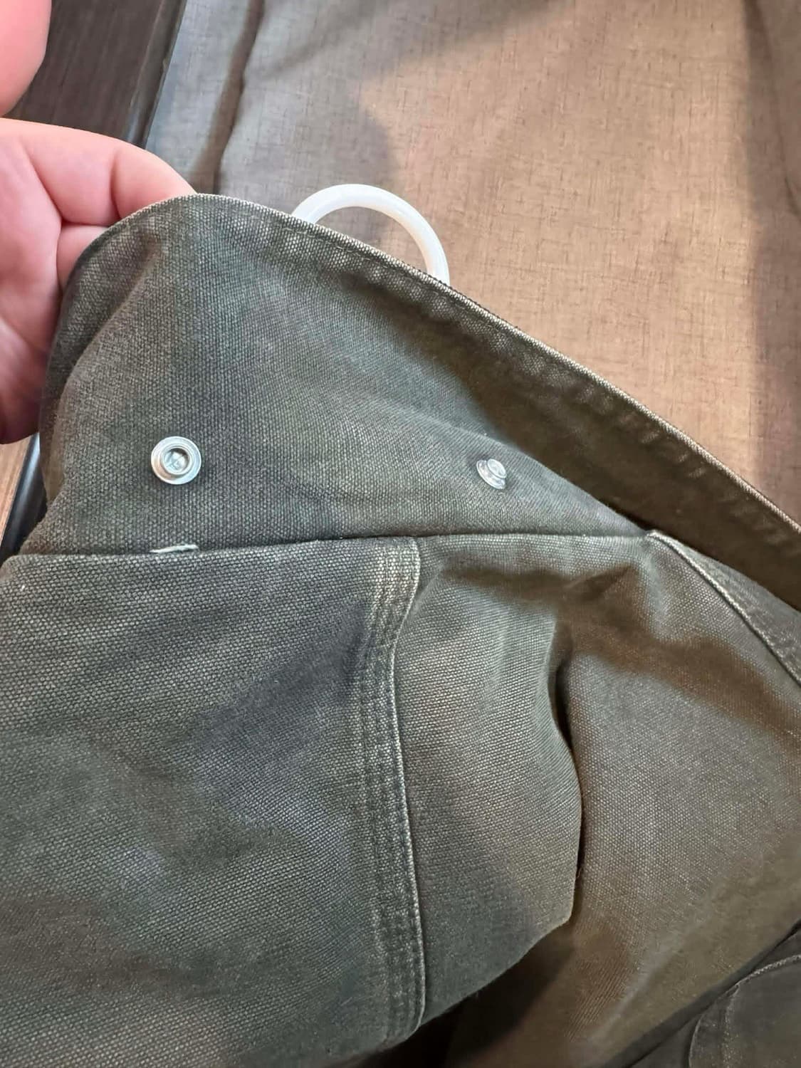 칼하트 J22 캔버스 자켓 모스 그린 상품이미지2