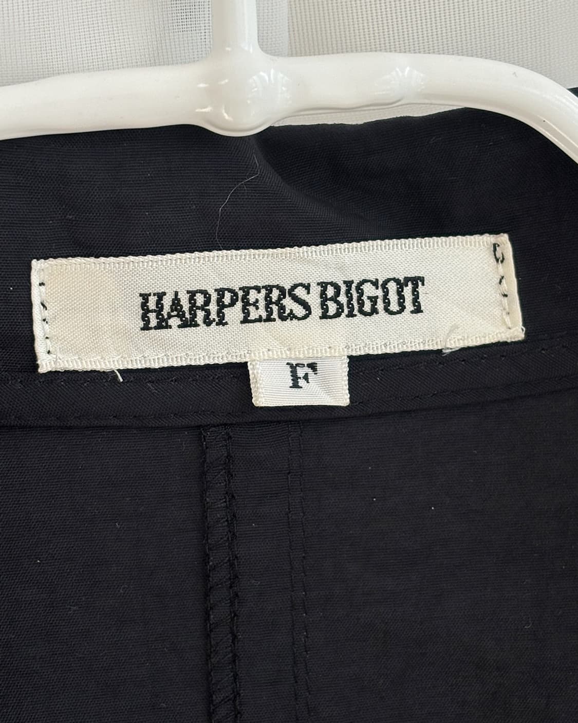 Harpers Bigot 밑단 맞주름 윈드브레이커 롱 자켓 상품이미지7